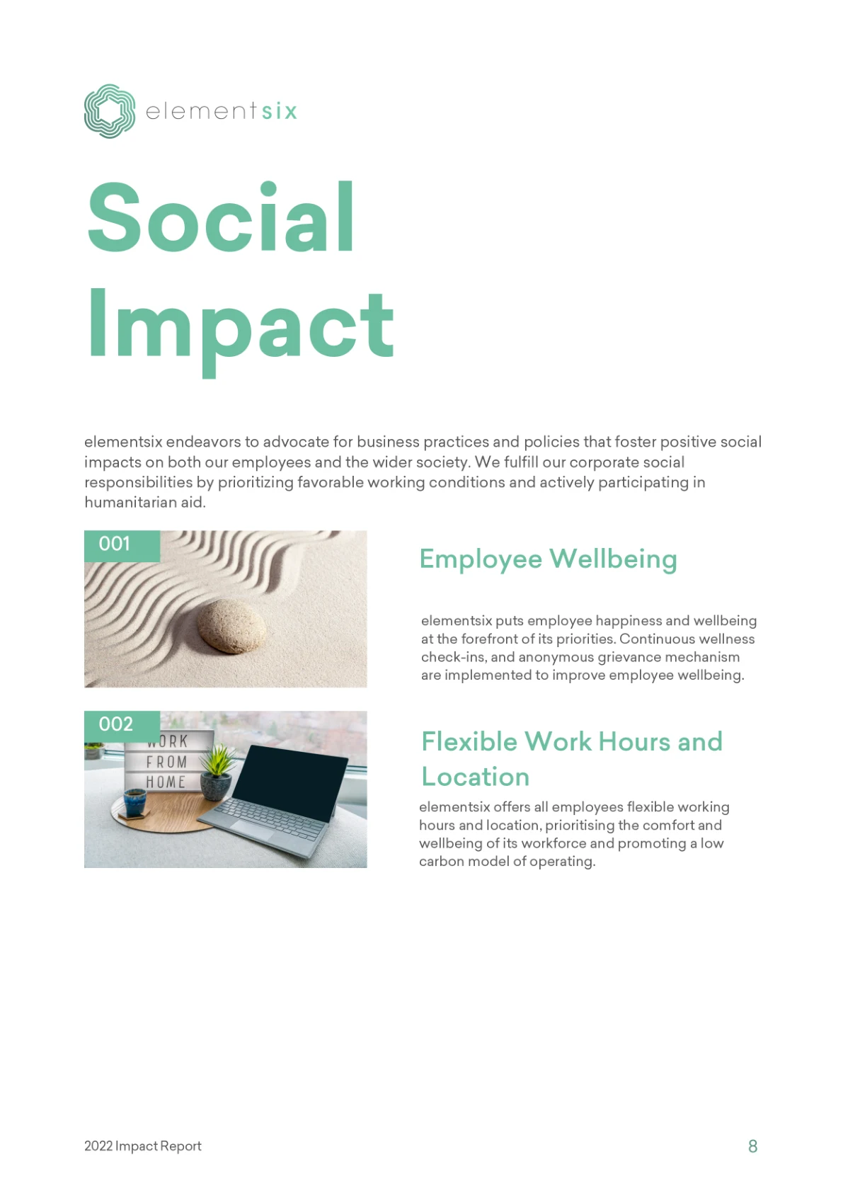 2022 Impact Report — page 13 of 26. Open the PDF for selectable text.